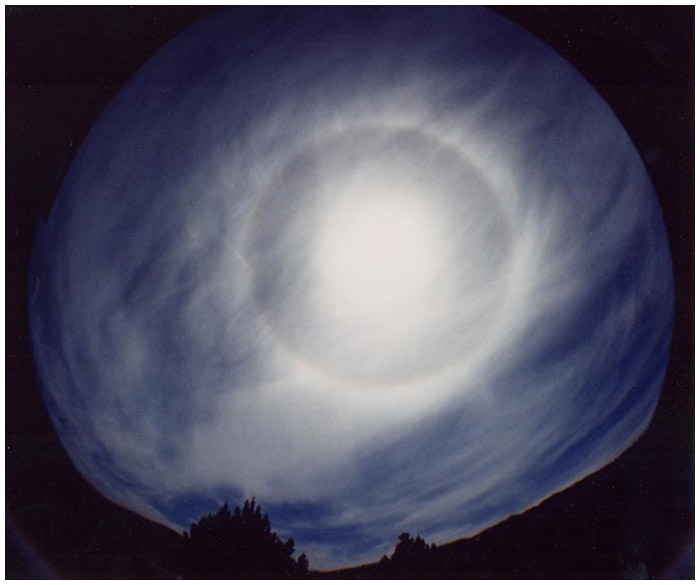 Halo Solaire Objectif de 24 mm avec complement optique fish eye sur Ektachrome 400.jpg